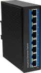LogiLink Switch - industrial - 8 x 10/100