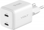 Yenkee Charger USB C 2x18W 3A Power delivery 3.0 QC3.0 White