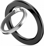 Telefoni s&otilde;rmer&otilde;ngas / tugijalg MagSafe Phone Ring, must, MagSafe magnetkinnitusega, Tech-Protect