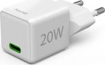 Hama supermini 20W PD/QC 1x USB-C white - Charger | USB-C | Power Delivery/Quick Charge | 20W | White