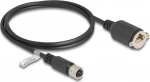 Delock Netzwerkkabel - 4-pole M12-D (W) zu RJ-45 (W)