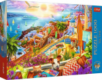Trefl Puzzle 1000 element&oacute;w Premium Plus Quality Z visit to Santorini