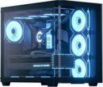 AER AeroCool Geh Midi P500C-G-BK-V1 o.N. Full Tempered Glas (B)
