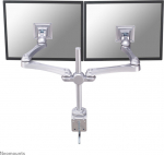 Neomounts FPMA-D930D - Befestigungskit - Fully movable - f&uuml;r 2 LCD-Displays - Silber - screen size: 25.4-76.2 cm (10"-30")