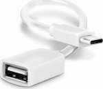 Kabel USB Ugreen USB-A - USB-C 0.12 m White (LX8384C)