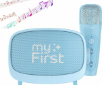 My First Speaker Microphone Set 2w1 Karaoke Na Bluetooth Aux Microsd For Kids / Myfirst Voice 2/ Niebieski