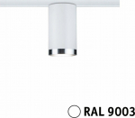 Paulmann URail track reflector TUBE DIM GU10 max.10W 230V white RAL9003 / metal