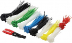 Logilink Set of colored cable ties with cutter 600 szt