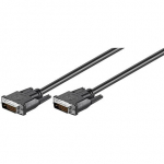 Wentronic Goobay | DVI-D FullHD cable Dual Link, nickel plated | DVI-D male Dual-Link (24+1 pin) | DVI-D male Dual-Link (24+1 pin) | DVI to DVI | 1.8 m