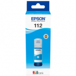 EPS Epson 112 EcoTank (C13T06C24A) Ink Refill Bottle, Cyan