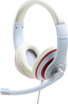 Gembird | Stereo Headset | MHS 03 WTRD | 3.5 mm | White with Red Ring | Headset