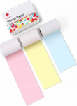 Phomemo Paper Inserts Color Insert 3x Roll 53mm do Phomemo T02 M02 PRO M03 M04S / Q22-RMYPB
