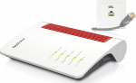 FRITZ! AVM FRITZ!Box 7690 - Wireless Router - DSL-Modem 3-Port switch - 1GbE, 2.5GbE, Wi-Fi 7 - Wi-Fi 6 - Dual-Band - VoIP-phone adapter (DECT)