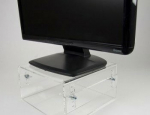 Neomounts NEWSTAR ACRYLIC MONITOR RISER (HEIGHT ADJUSTMENT: 7-13 CM) 25 KG -