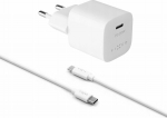 Fixed Charger Mains Charger USB-C + kabel USB-C Fixed, 20 W
