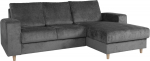 Corner sofa KARL RC, grey