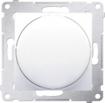 KONTAK-SIMON SIMON 54 WHITE DIMMER MODULE LED PRZYCISKOWO-OBROTOWY 1-POLAR LED 2-250W SCREW CLAMPS 230V