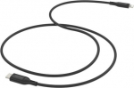 Zagg mophie essentials - Lightning cable - 24 pin USB-C male to Lightning male - 3 m - svart - USB Power Delivery (12W)