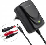 Qoltec Automatic battery charger AGM GEL STD 6V | 1A | Rectifier with indicator LED