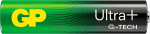 GP Batteries GP Ultra Plus Alkaline Battery, Size AAA, 24AU/LR03, 1.5V, 10-pack
