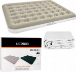 NILS eXtreme NC2803 INFLATABLE TRAVEL MATTRESS 203X152X22 CM BEŻOWY NILS CAMP