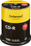 1x100 Intenso CD-R 80 / 700MB 52x Speed, Cakebox