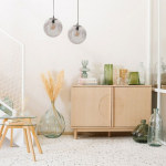 Atmosphera Modern chest of drawers ARDEN, Japandi, 119 x 40 x 80 cm