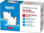 FRITZ! Mesh Set 20003112, Rot, Wei&szlig;, Intern, Mesh system, System, Dual-Band (2.4 GHz/5 GHz), Wi-Fi 6 (802.11ax)