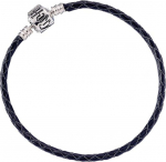 The Carat Shop Ltd Carat Shop Harry Potter - Leather Charm Bracelet 20cm Black (HP0029-20)