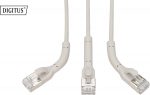 DIGITUS Patch cable.CAT 6A F/FTP Kupfer,2m, grau 10 Stk