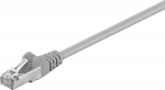 Wentronic Cat5e Network cable, F/UTP 2xRJ45 plug outer shield: foil screened grey 15m