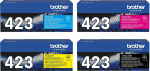 Brother Original TN423 Toner 4er Multipack cyan magenta gelb schwarz - Original - toner unit