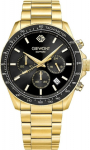 Giewont Men's Chronograph Sapphire Watch GW3520-B4 / gold/black