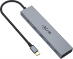 InLine USB-C Hub - 4x USB-C + Power Delivery 100 W - USB 3.2 Gen.2 - grau