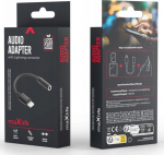 TelForceOne Maxlife adapter audio MXJL-02 jack 3.5 mm - Lightning czarny