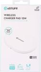 eSTUFF INFINITE (GRS) Wireless, Charger Pad 15W. White