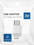 Adapter USB Bluestar USB-C - MicroUSB White