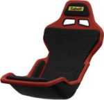 Sabelt SRP-1 Simracing Seat, Fiberglass Shell, Formula Design, Padded - Racing Black