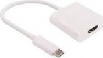 MicroConnect USB-C to HDMI, White, Video resolution Up 4K*2K@30Hz