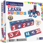 MAGNA-TILES microMAGS learn numbers magnetic building set, 56 can