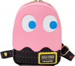 Loungefly Pac-Man: Pinky Ghost Sling Crossbody Bag - Glows in the Dark! (PCMTB0001)