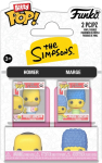 Funko Bitty Pop! 2-Pack: The Simpsons - Homer & Marge Vinyl Figures