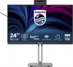 Philips 24B2U4301H - 4000 Series - LED-screen - 24" (23.8" visbar) - 1920 x 1080 Full HD (1080p) @ 120 Hz - IPS - 1500:1 - HDMI, DisplayPort, USB-C - speaker - silver, charcoal