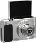 Xrec Digital Camera Digital Camera C89 64mp 4k 10x zoom optical rotating screen Lcd 3.2'' / C89 / srebrny