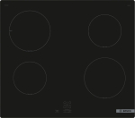 BOS Bosch Serie 2 PUG61RAA5E hob Black Built-in 60 cm Zone induction hob 4 zone(s)
