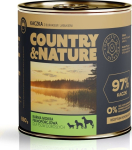 COUNTRY&NATURE Duck with beetroot and apple Mono - wet dog food - 850g