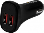 StarTech.com 2X USB CAR CHARGER 24W / 4.8A, CHARGE TWO TABLETS AT ONCE