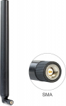 Delock LTE SMA antenna with flexible joint - Antenne - 2 dBi (f&uuml;r 824 - 894 MHz)