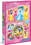 Clementoni 2 x 60 Elements, Disney Princesses (07133)