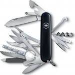 Victorinox Swiss Champ - Slip joint knife - Multi tool knife - clip point - Edelstahl - ABS Synthetik - Schwarz - Edelstahl
